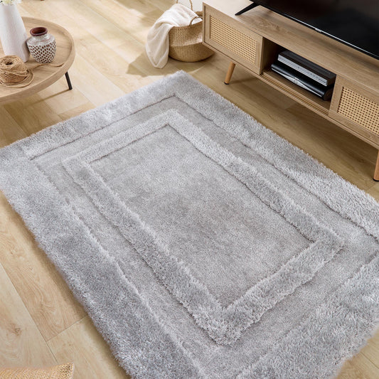 Origins Frame Silver Grey Rug