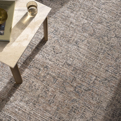 Maria Elena by Galey Alix Beige Vintage Boho Rug