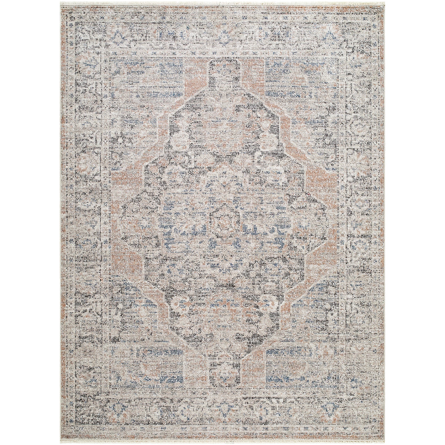 Maria Elena by Galey Alix Beige Vintage Boho Rug