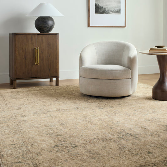 Fetscher by Galey Alix Beige Vintage Boho Rug
