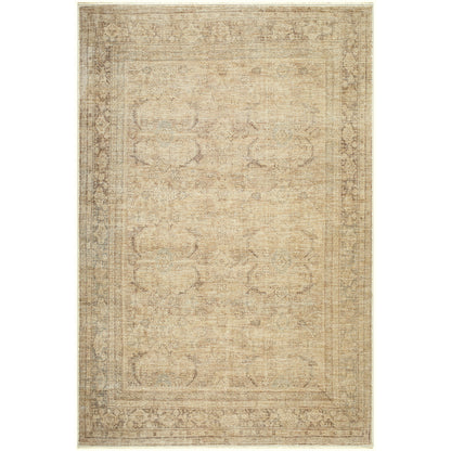 Fetscher by Galey Alix Tan Vintage Boho Rug