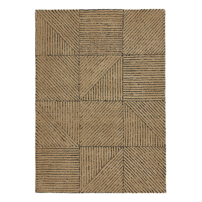 Origins Geometric Sand Wool Rug