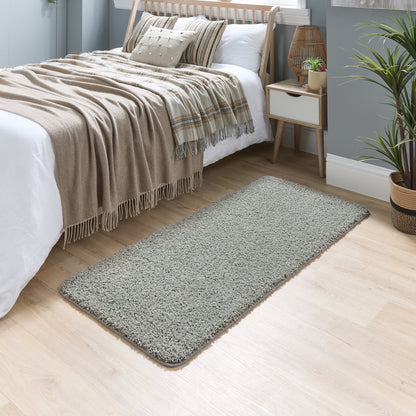 My Rug Ghost Grey Medium Shaggy Machine Washable Rug 140cm x 200cm