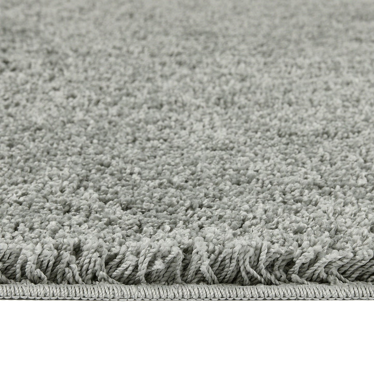 My Rug Ghost Grey Medium Shaggy Machine Washable Rug 140cm x 200cm