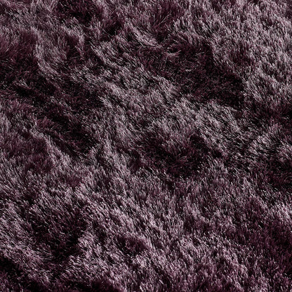 Origins Glamour Deluxe Mauve Purple Soft Pile Rug