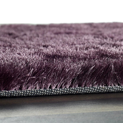 Origins Glamour Deluxe Mauve Purple Soft Pile Rug