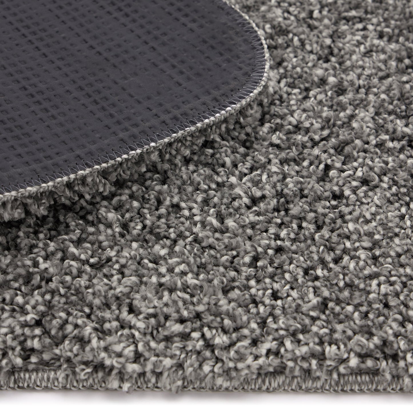 My Rug Fleck Grey Mix Medium Shaggy Machine Washable Rug 140cm x 200cm