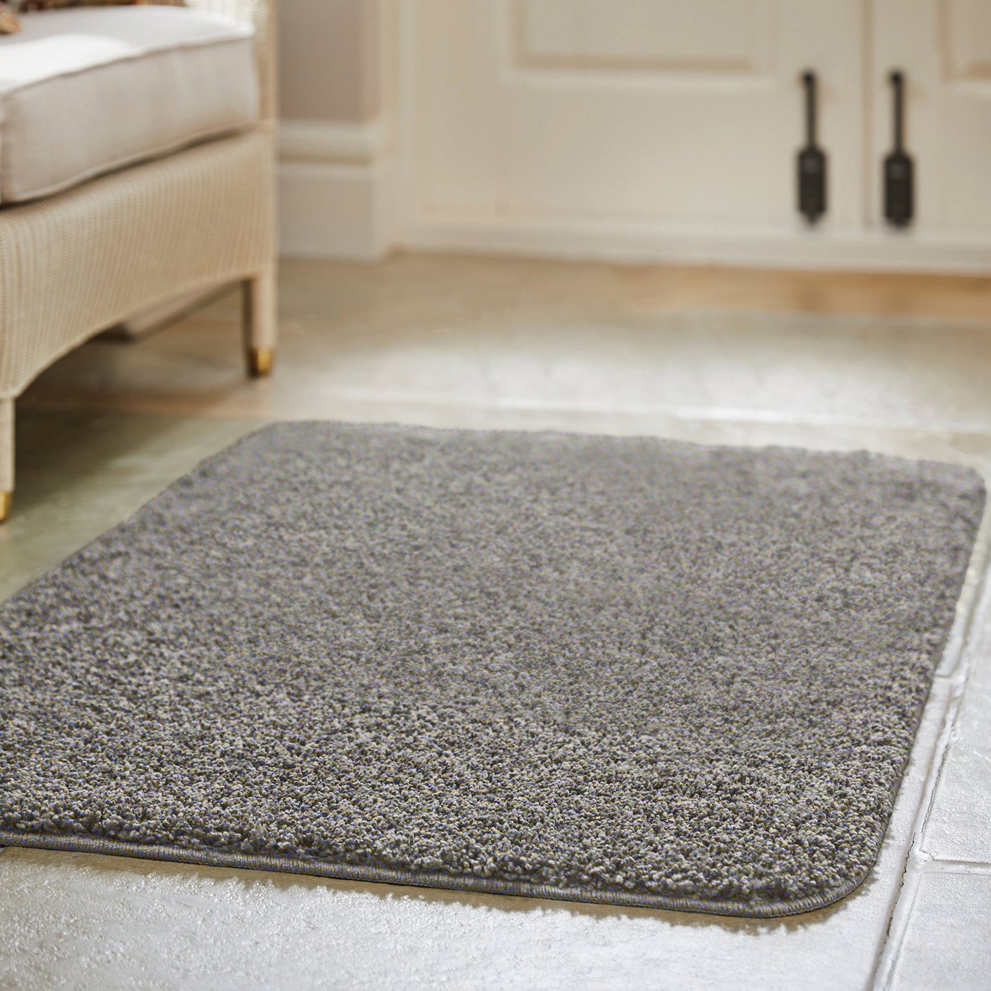 My Rug Fleck Grey Mix Medium Shaggy Machine Washable Rug 140cm x 200cm