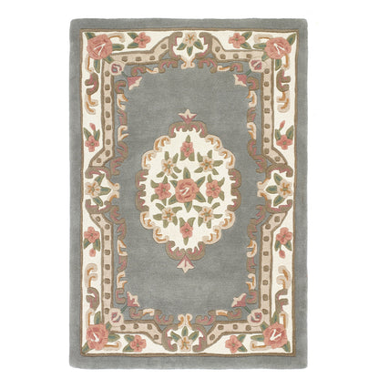Origins Shensi Grey Traditional Wool Rug