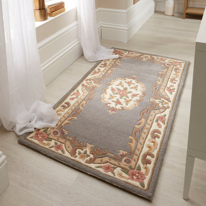 Origins Shensi Grey Traditional Wool Rug