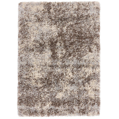 Origins Hadley Beige Grey Shaggy Pile Rug