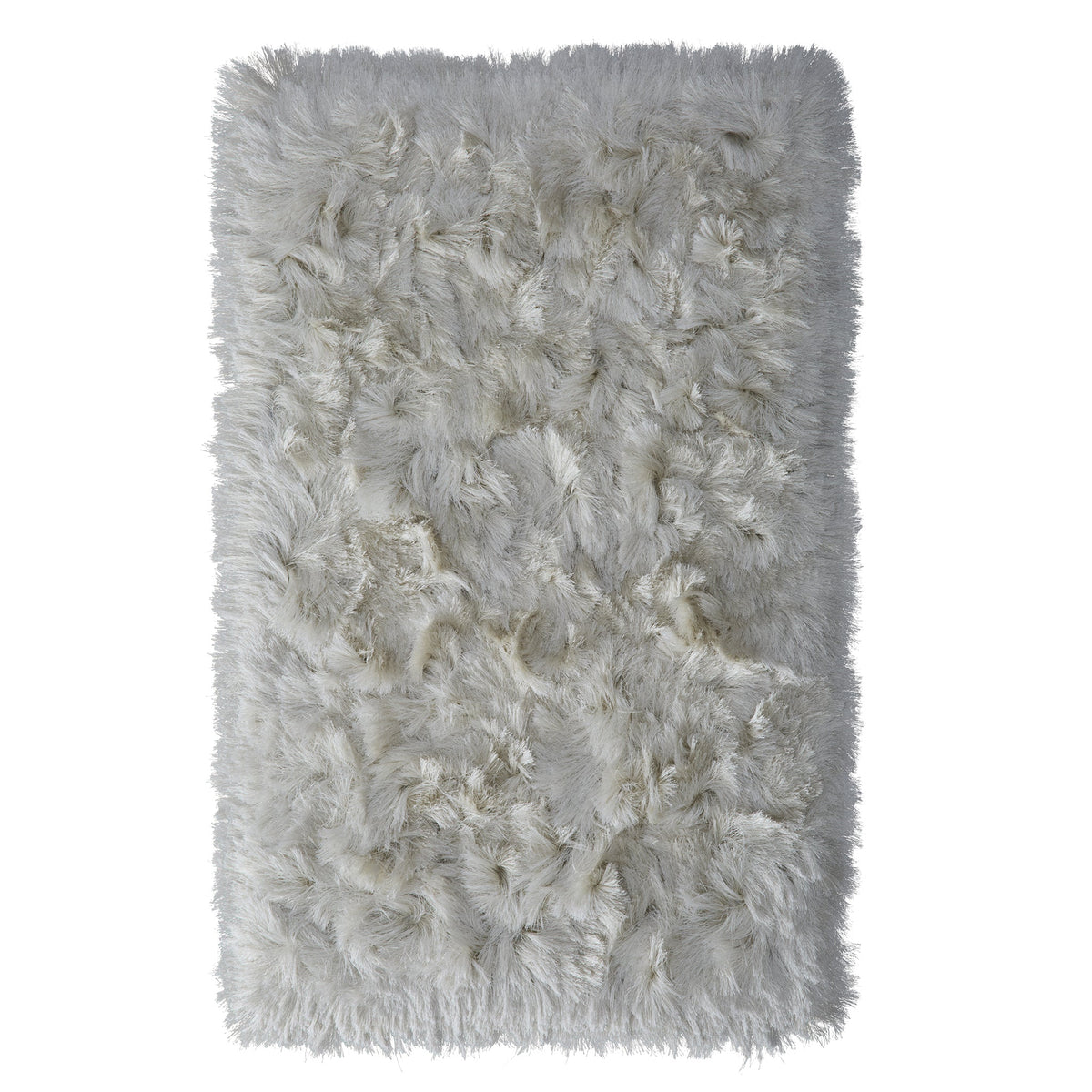 Origins Glamour Deluxe Ivory White Soft Pile Rug