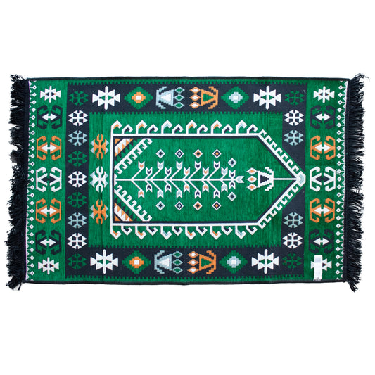 Green Kilim Rug 125cm x 80 cm