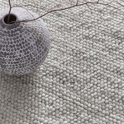 Origins La Playa Silver Grey Textured Rug