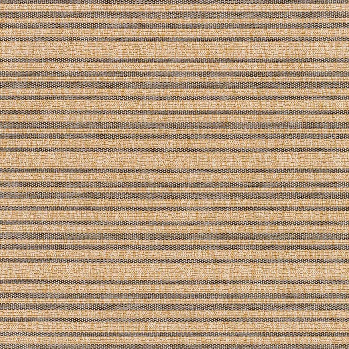 Mirage Cottage Tan Stripe Fringe Jute Look Rug