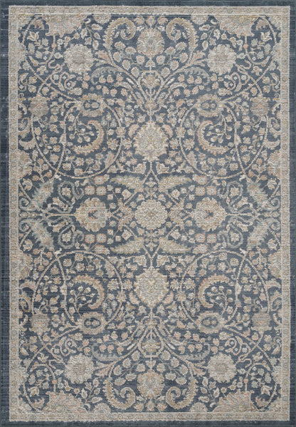 Maia Blossom Navy Blue Rug