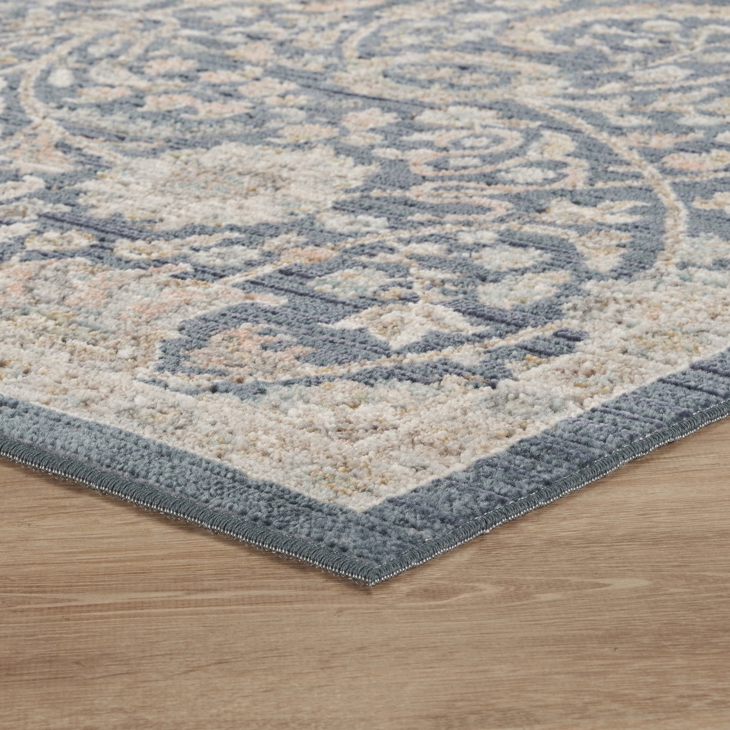 Maia Blossom Navy Blue Rug