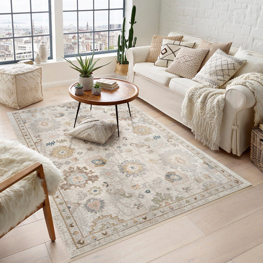 Maia Lagoon Beige Rug