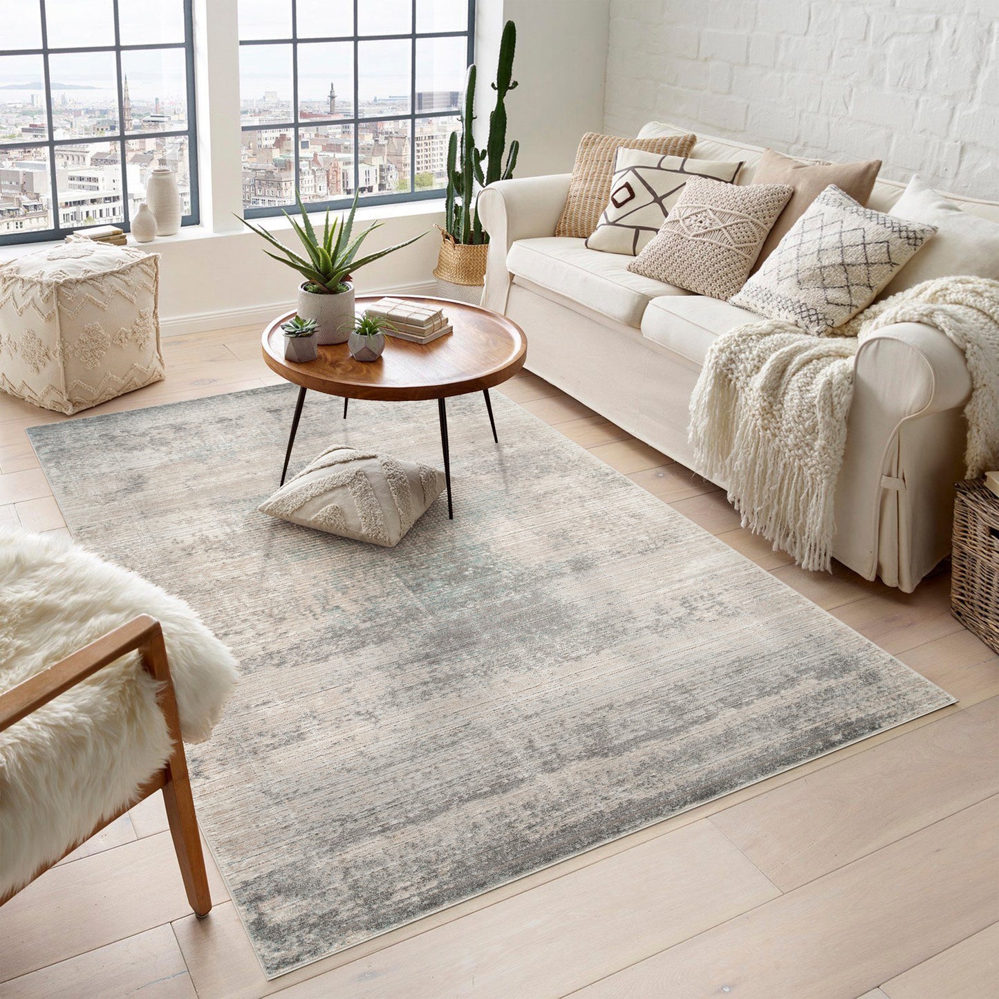 Maia Mist Grey Rug
