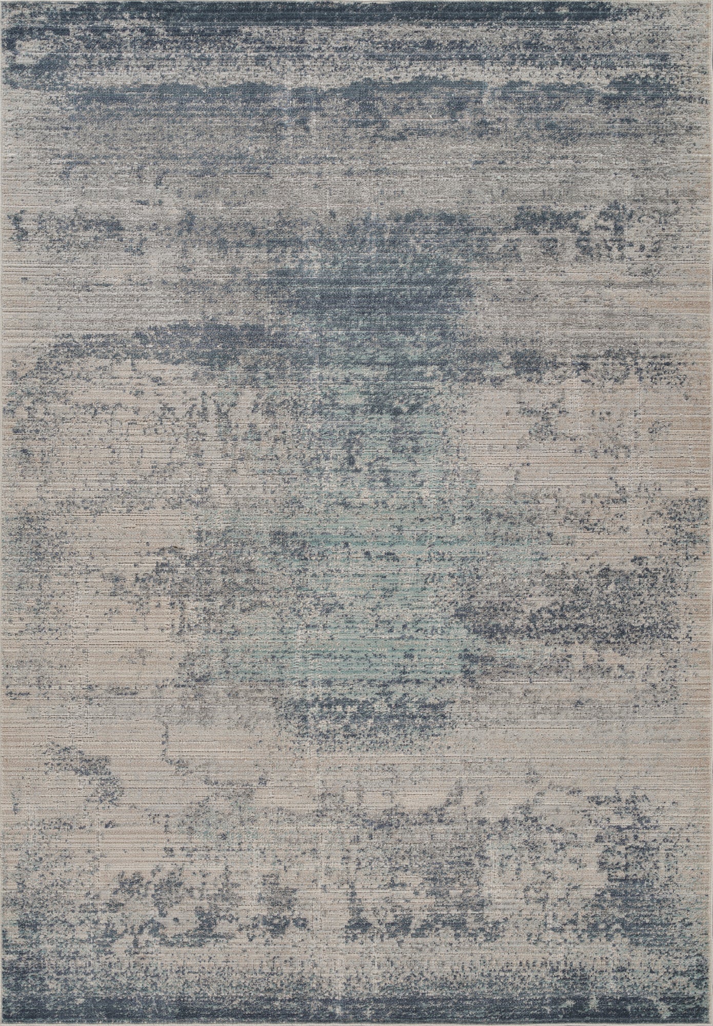 Maia Mist Navy Blue Rug