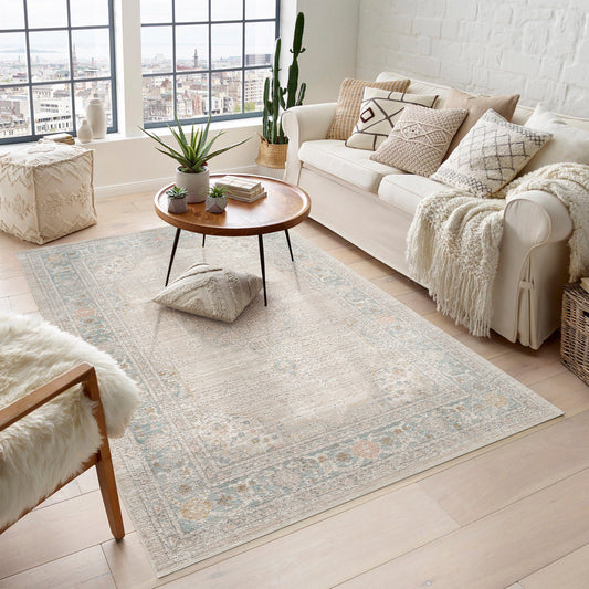 Maia Orchid Beige Rug