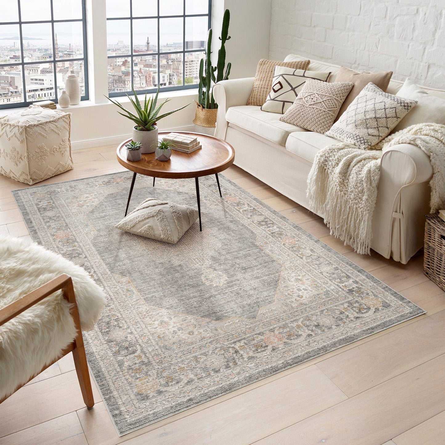 Maia Orchid Grey Rug