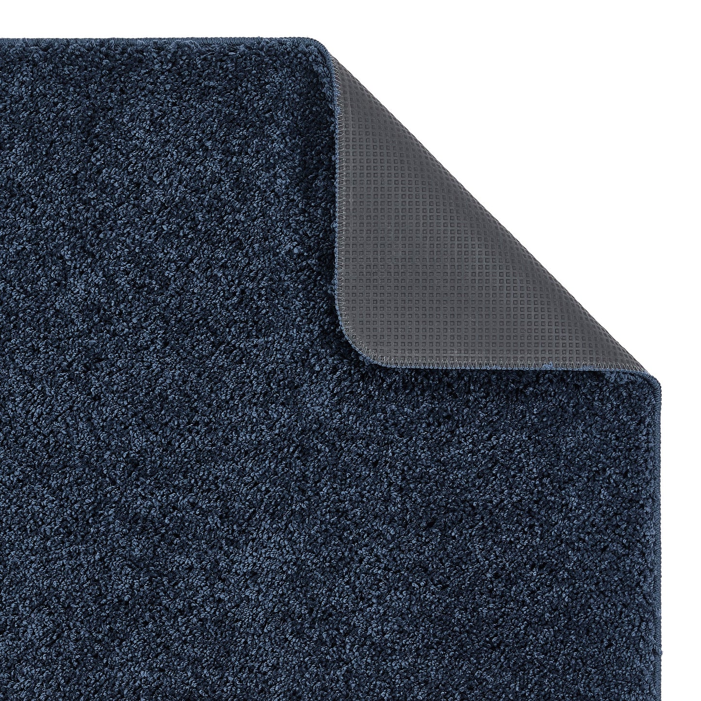 My Rug Midnight Blue Medium Shaggy Machine Washable Rug 140cm x 200cm
