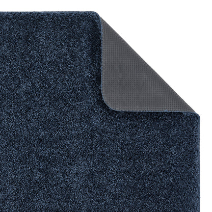 My Rug Midnight Blue Medium Shaggy Machine Washable Rug 140cm x 200cm