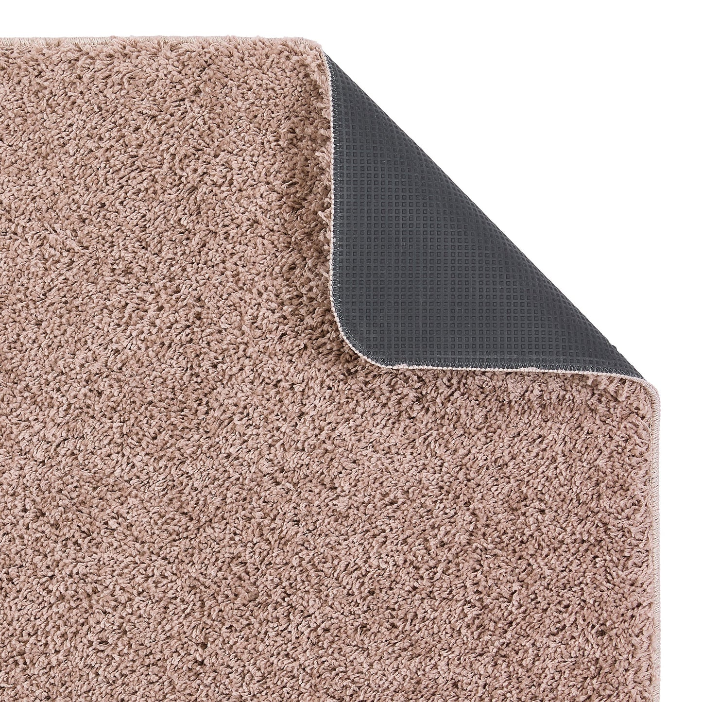 My Rug Nude Pink Medium Shaggy Machine Washable Rug 140cm x 200cm