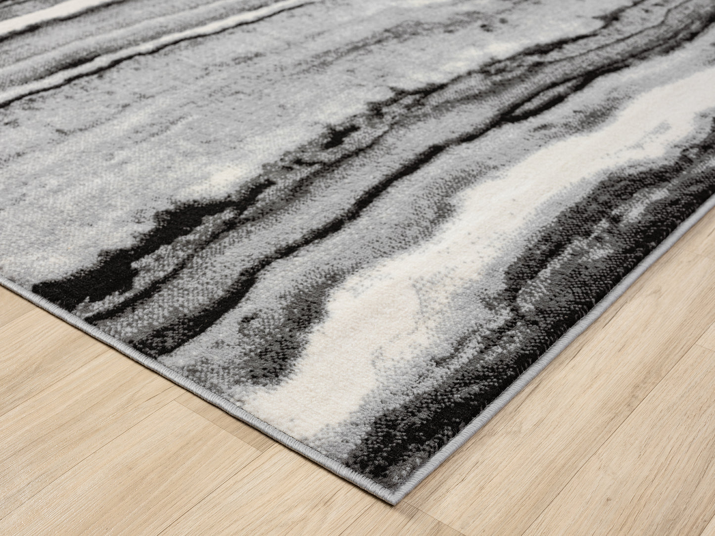 Obsidian Coast Grey Rug