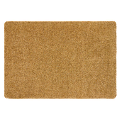 My Rug Ochre Deep Yellow Medium Shaggy Machine Washable Rug 140cm x 200cm