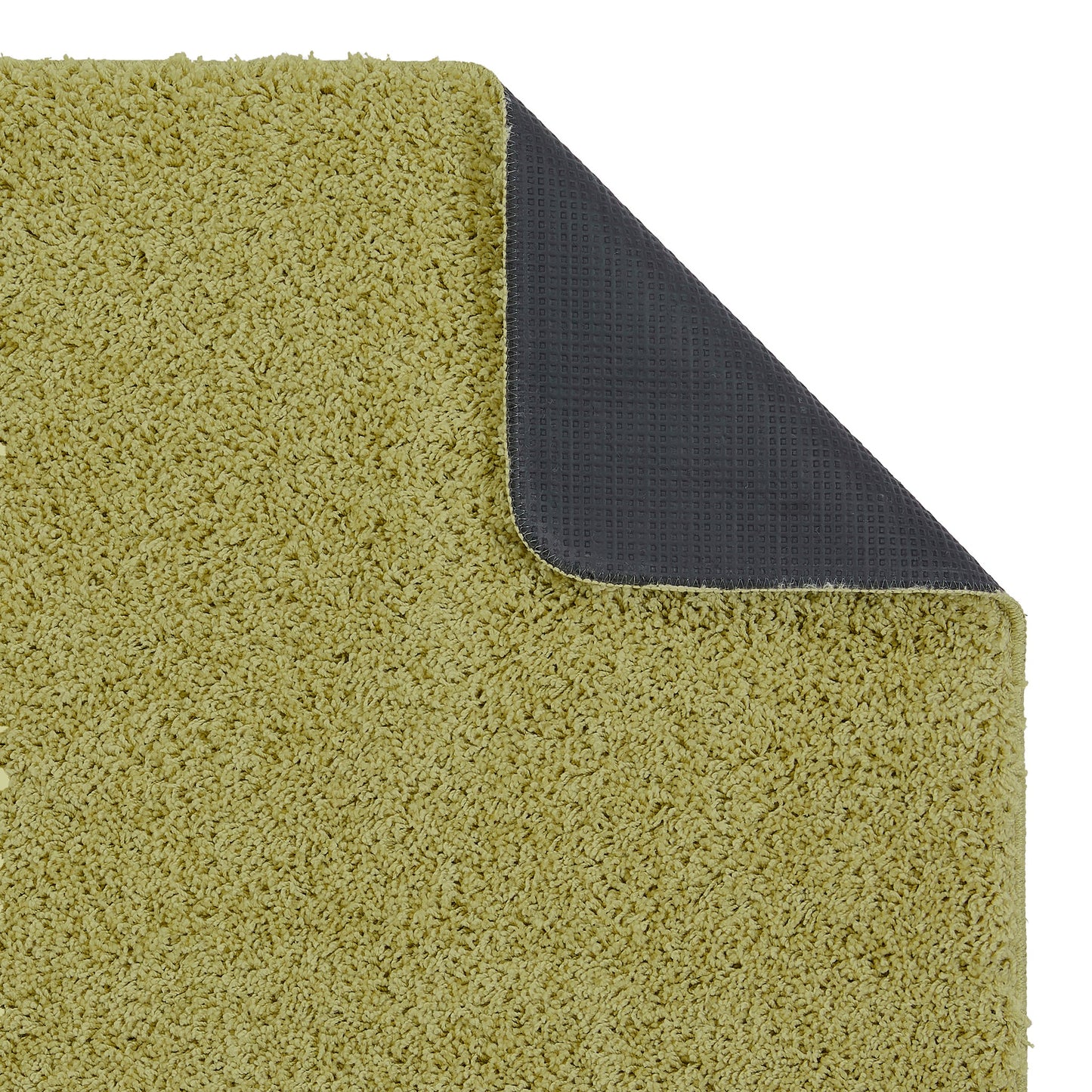 My Rug Olive Green Medium Shaggy Machine Washable Rug 140cm x 200cm
