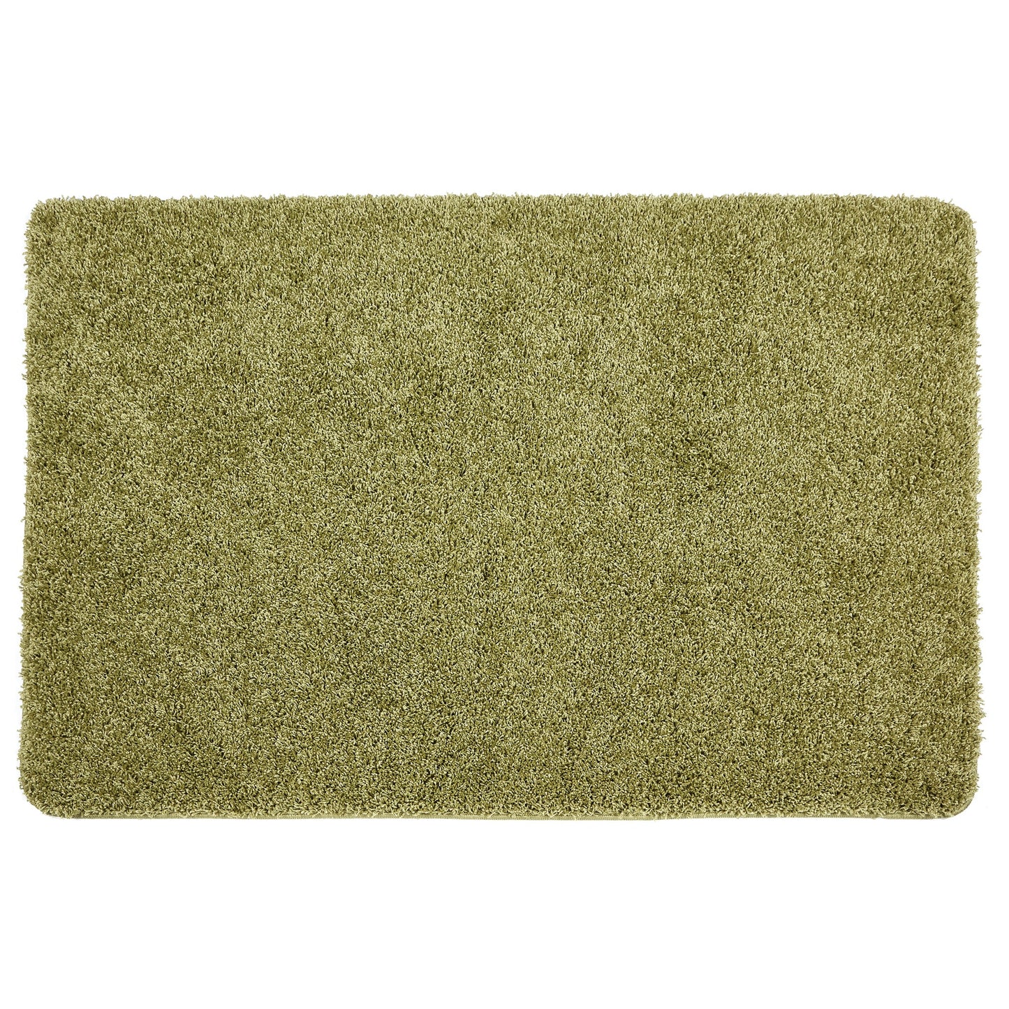 My Rug Olive Green Medium Shaggy Machine Washable Rug 140cm x 200cm