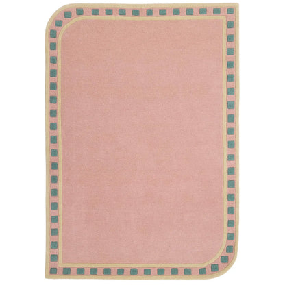 Origin Borderline Pink Premium Wool Rug