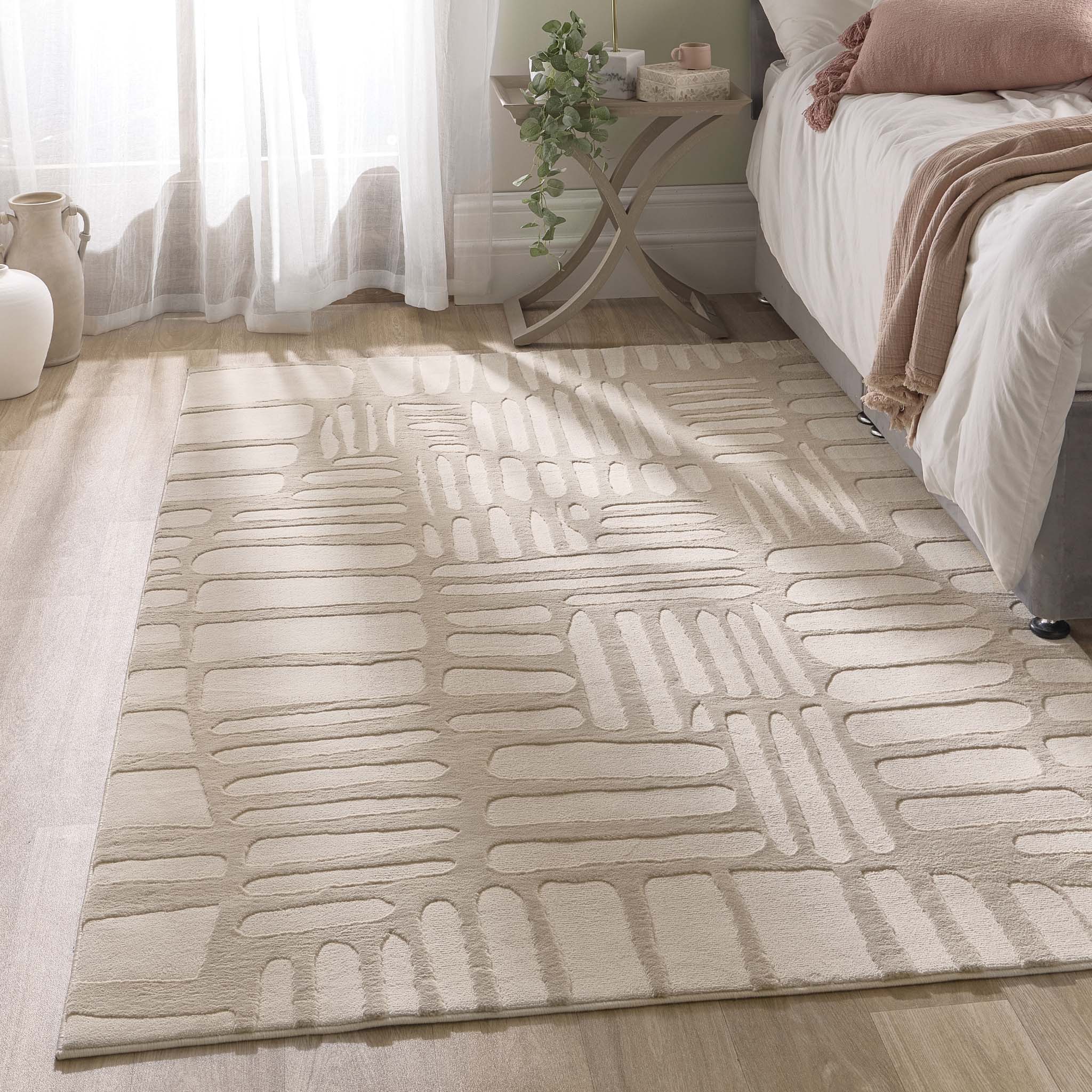 Origin Pathway Large Washable Cream Rug 160cm X 230cm – Rugicity