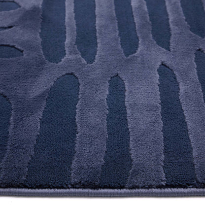 Origin Pathway Large Navy Blue Washable Rug 160cm X 230cm