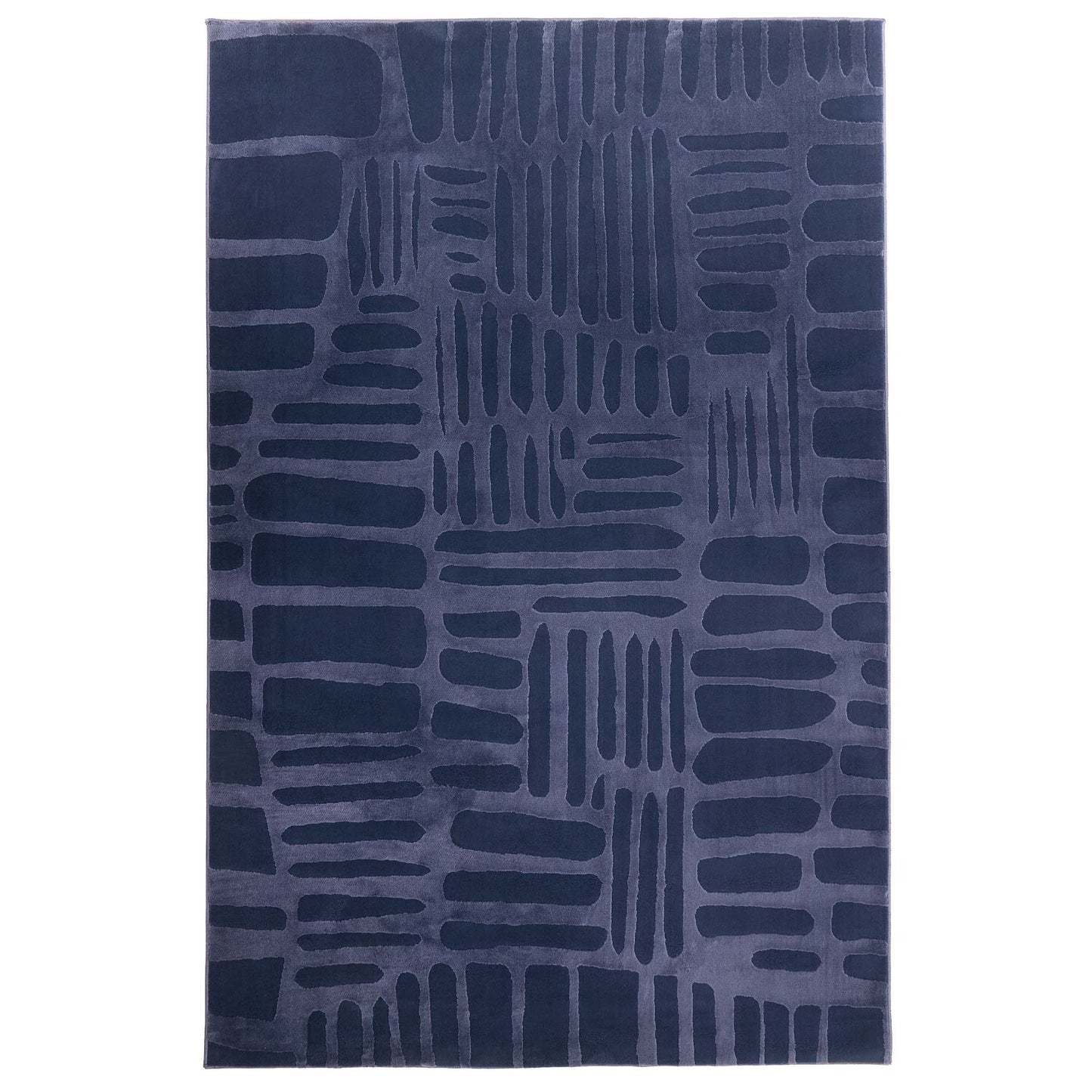 Origin Pathway Large Navy Blue Washable Rug 160cm X 230cm