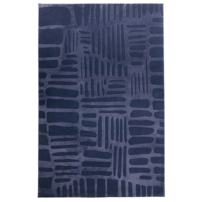 Origin Pathway Large Navy Blue Washable Rug 160cm X 230cm