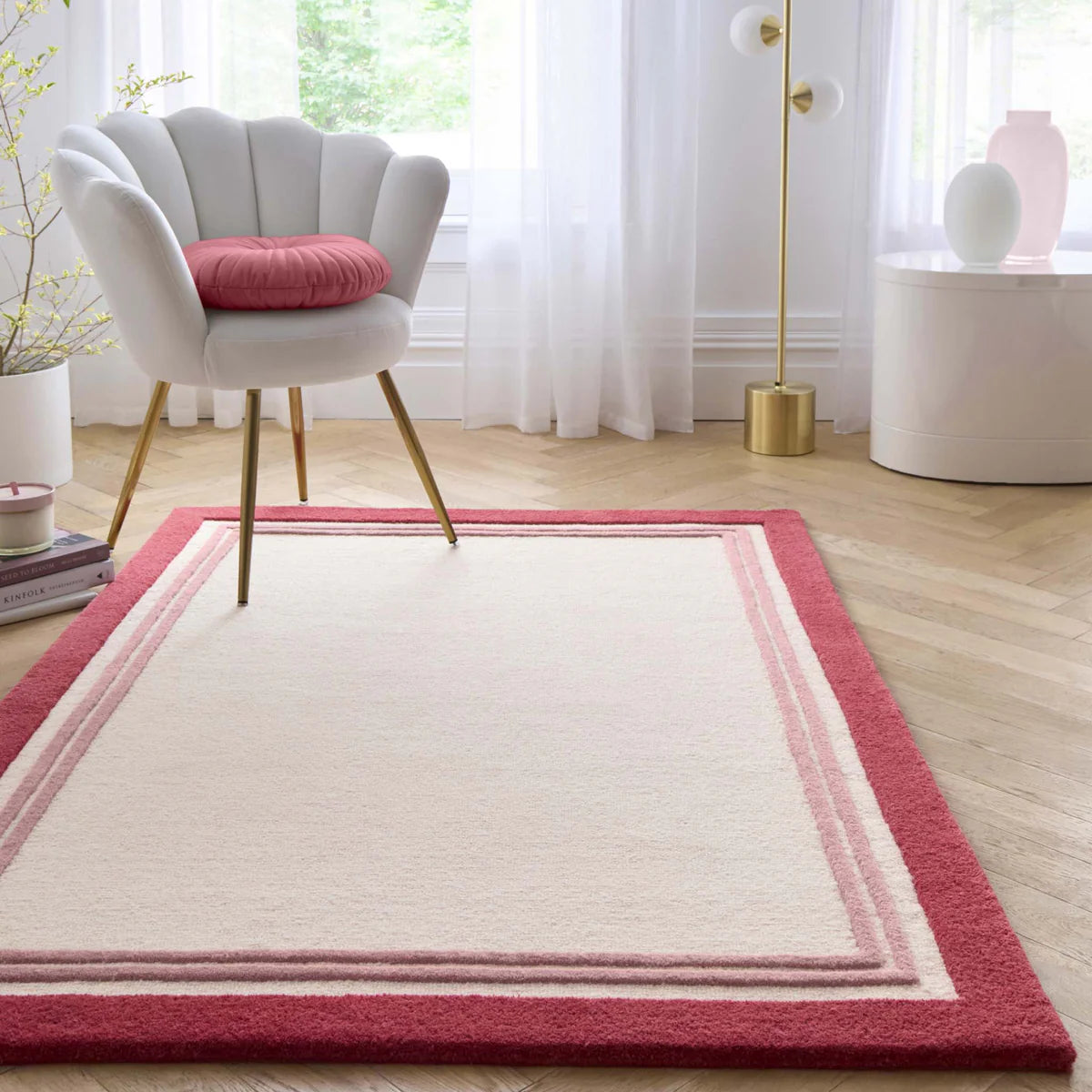 Origin Piper Raspberry Classic Wool Rug