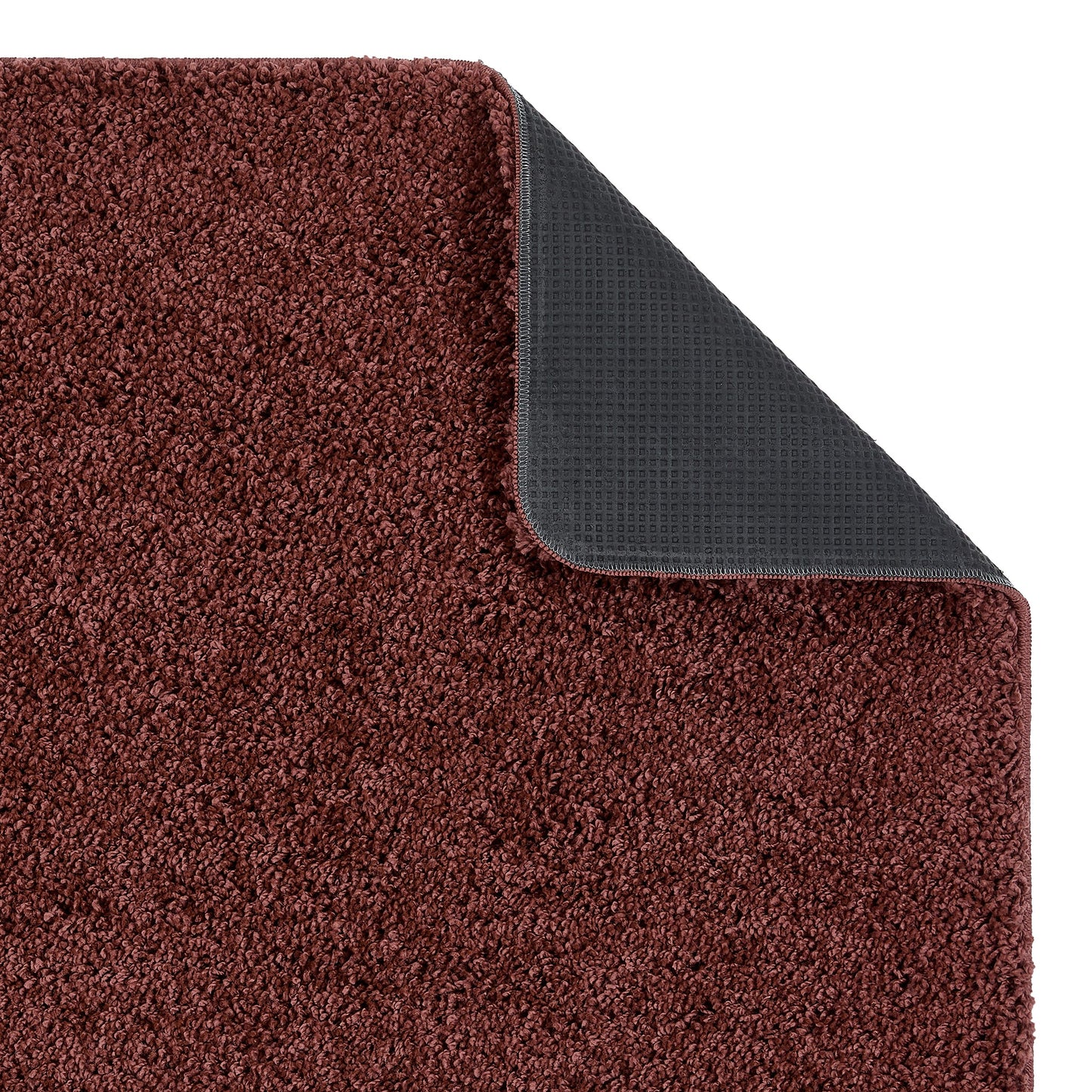 My Rug Ox Red Medium Shaggy Machine Washable Rug 140cm x 200cm