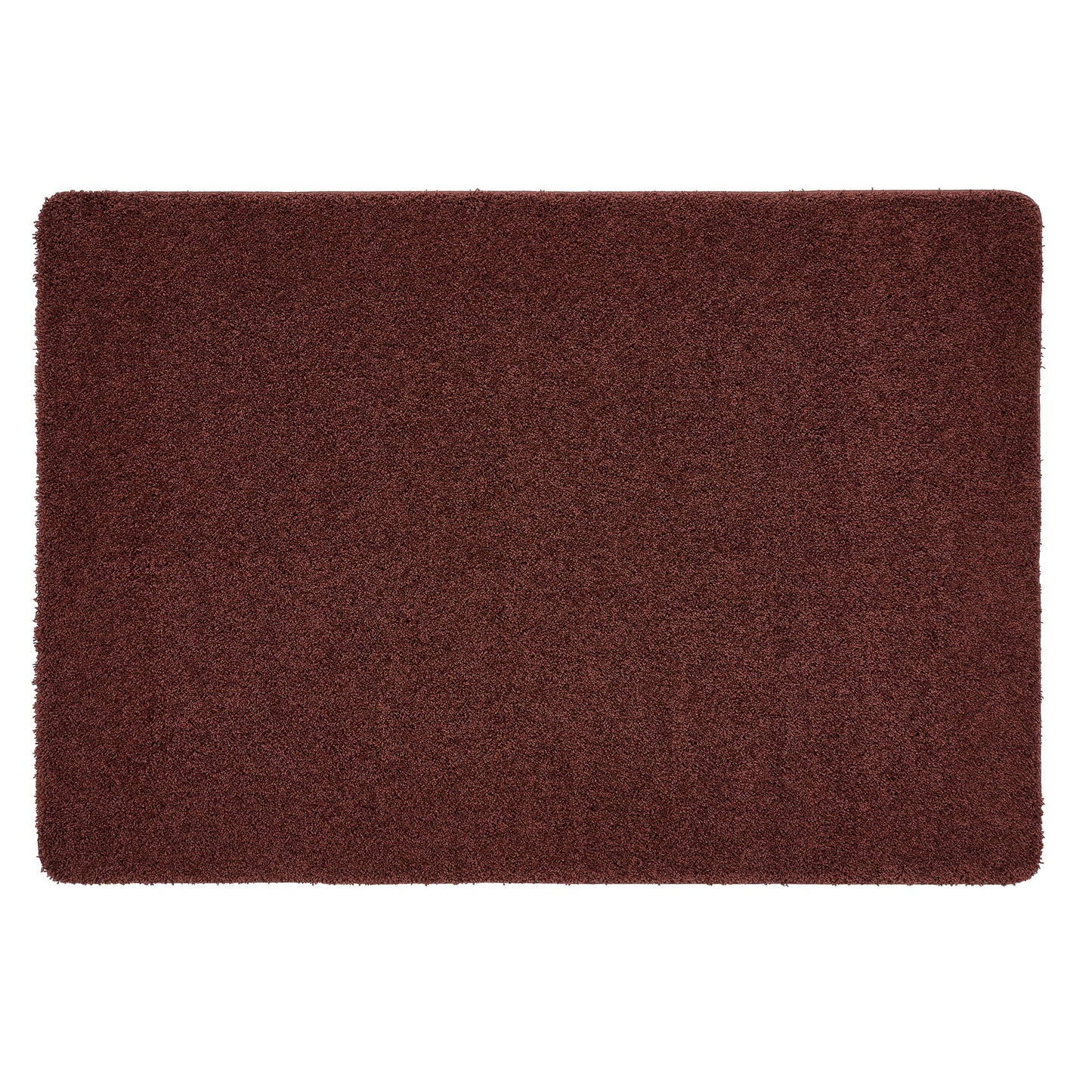 My Rug Ox Red Medium Shaggy Machine Washable Rug 140cm x 200cm
