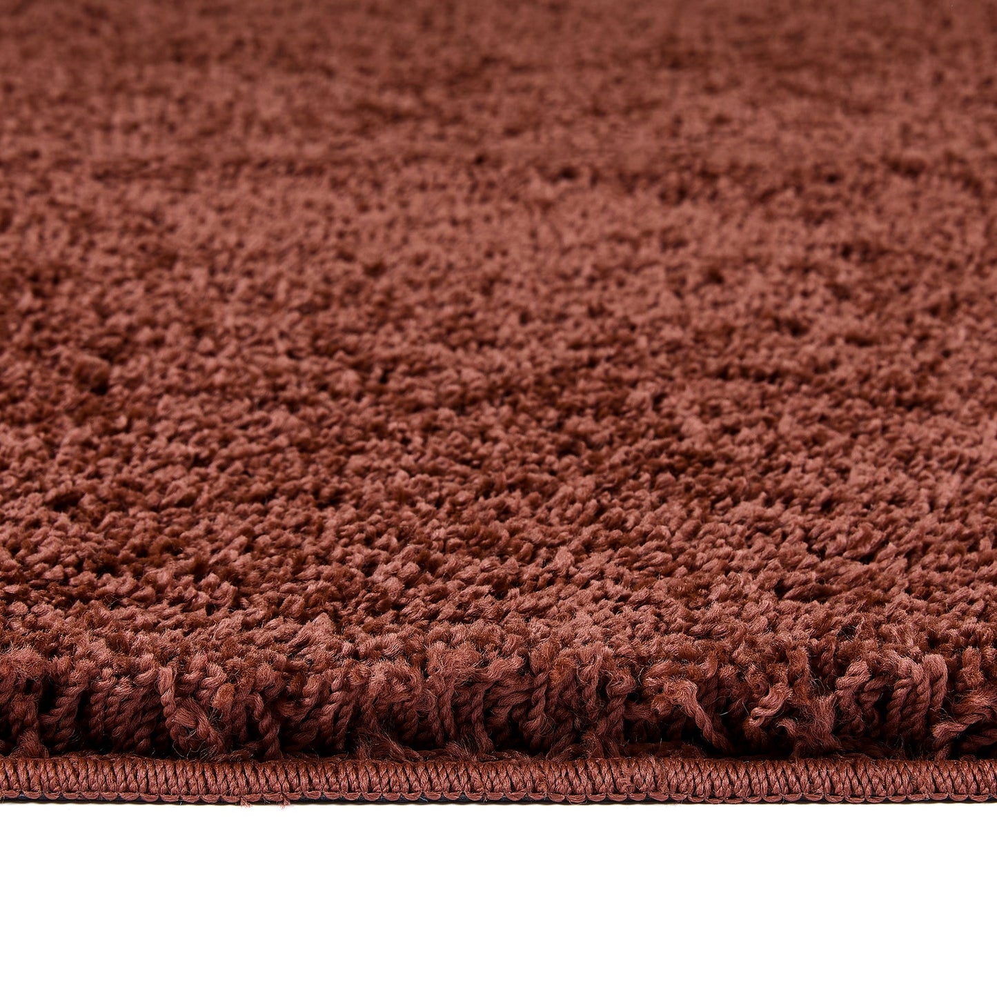 My Rug Ox Red Medium Shaggy Machine Washable Rug 140cm x 200cm
