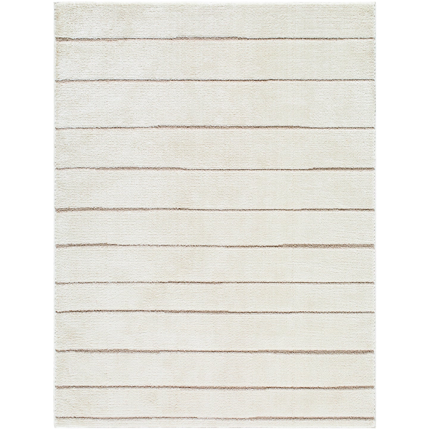 Cascade Our PNW Home Cream Modern High Pile Rug