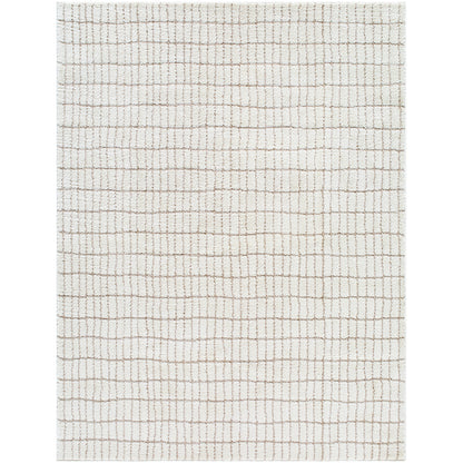 Cascade Our PNW Home Cream Modern High Pile Rug