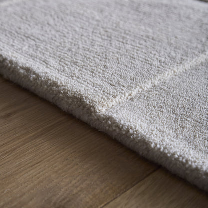 Origins Penny Cream Geometric Wool Rug