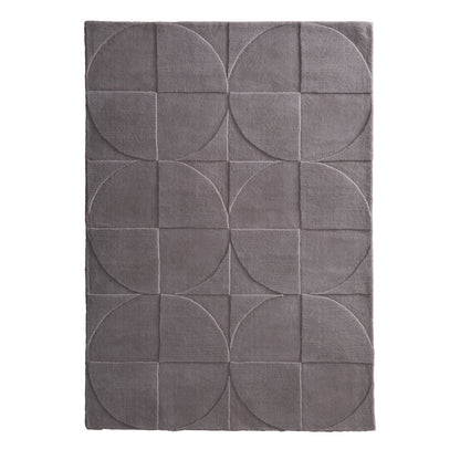 Origins Penny Mauve Light Purple Geometric Wool Rug