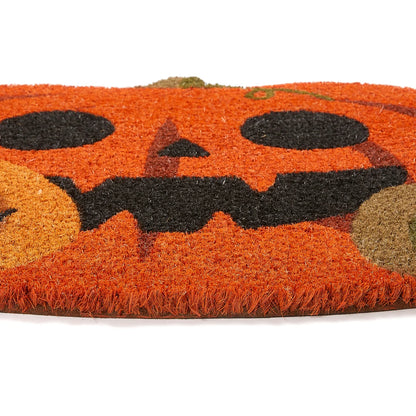 Halloween Pumpkin Printed Coir Doormat