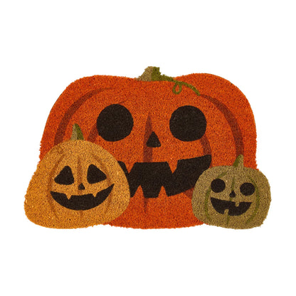 Halloween Pumpkin Printed Coir Doormat
