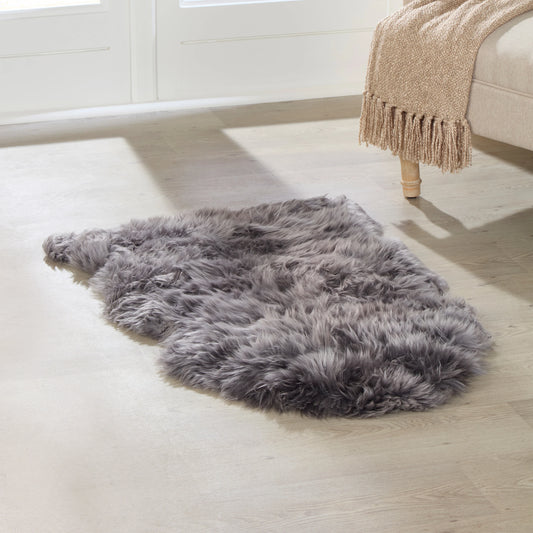 Grey Sheepskin Rug
