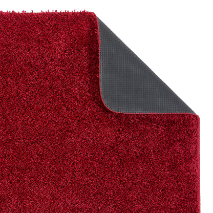 My Rug Red Medium Shaggy Machine Washable Rug 140cm x 200cm